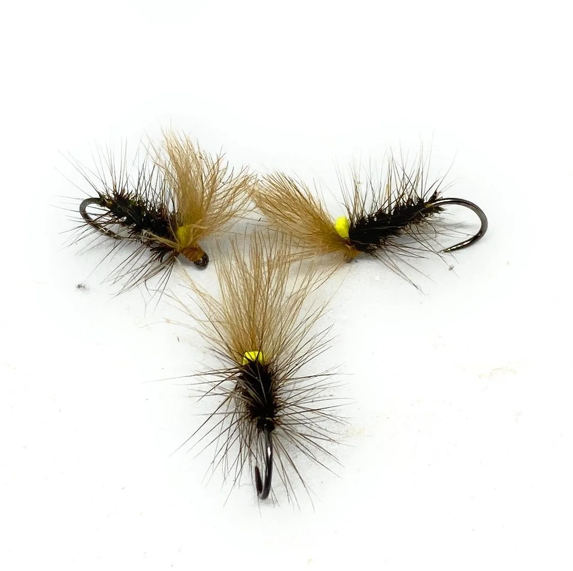 Bruchetto Dry Fly 3 artificiali mosche secche terrestri ami 14-20