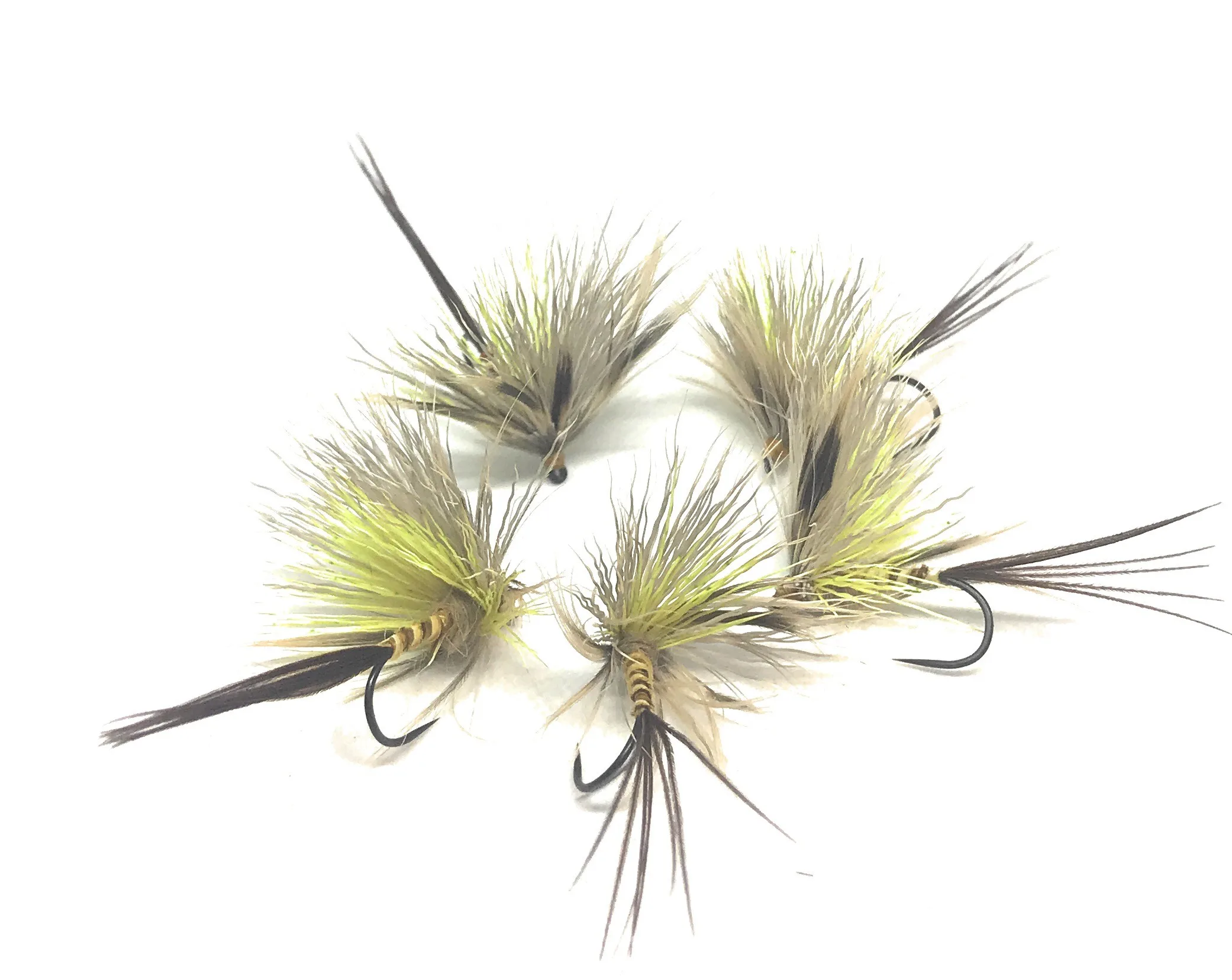 Deer MayFly Dry Fly secche 3 artificiali amo 6 8 10 12 pesca mosca