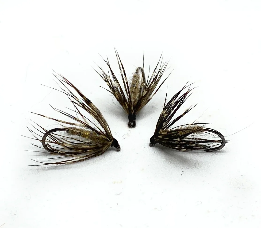 Hare's Ear Dark Partridge Wet Fly sommerse amo 8-20 pesca mosca