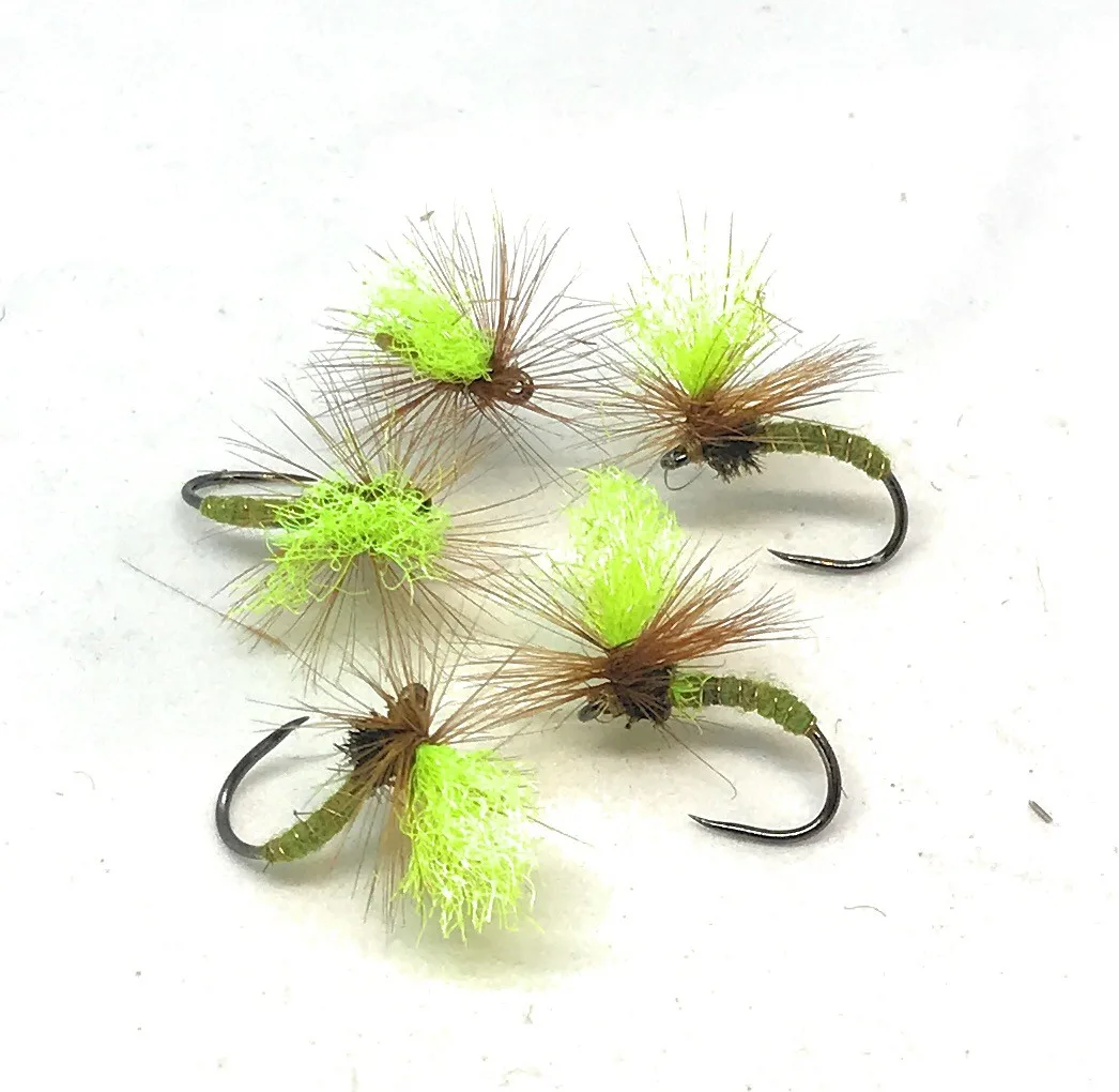 Klinkhammer Hi Vis Dry Fly secche parachute amo 10-16 pesca a mosca