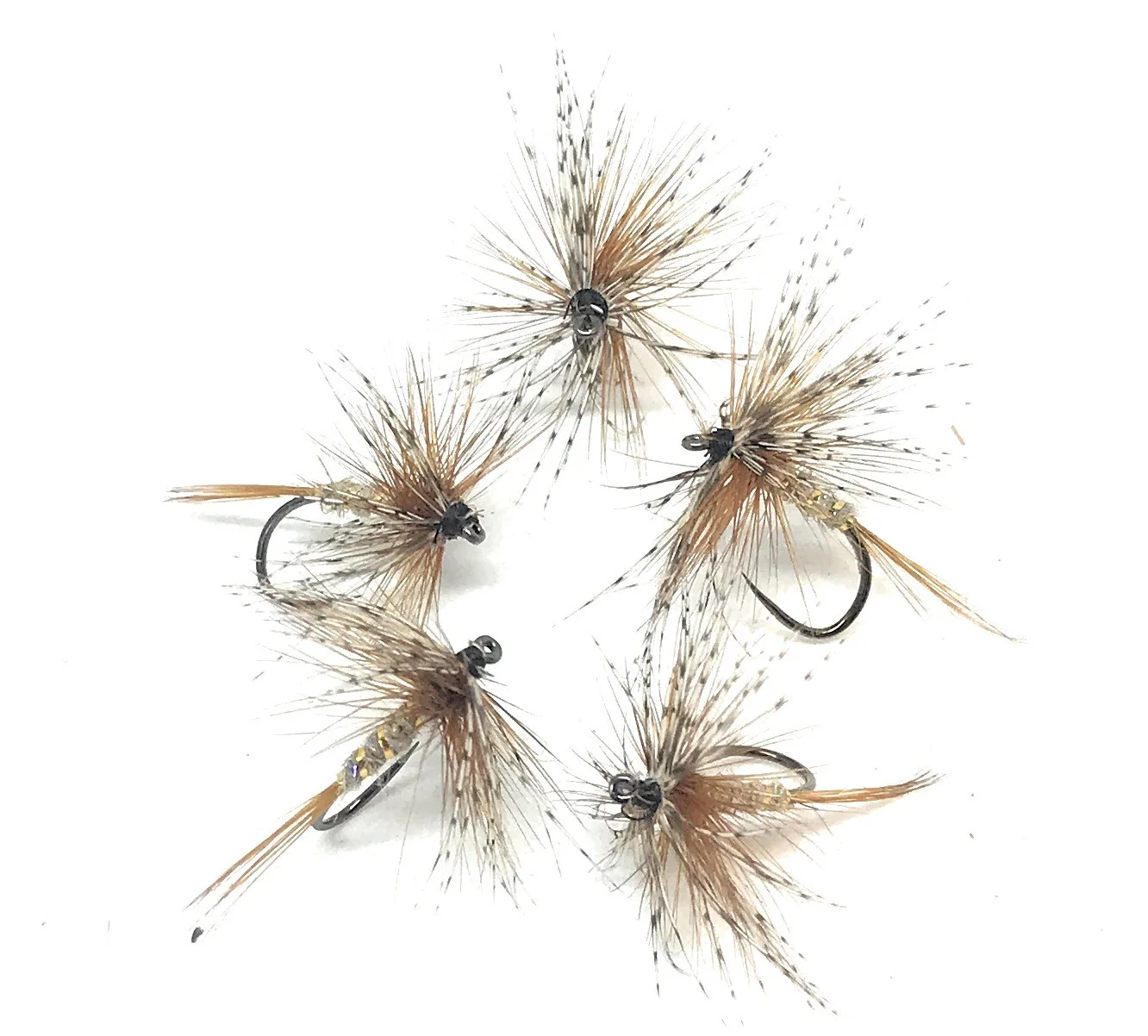 Simple March Brown Dry Fly secche amo 10-16, 3 mosche artificiali pesca a mosca