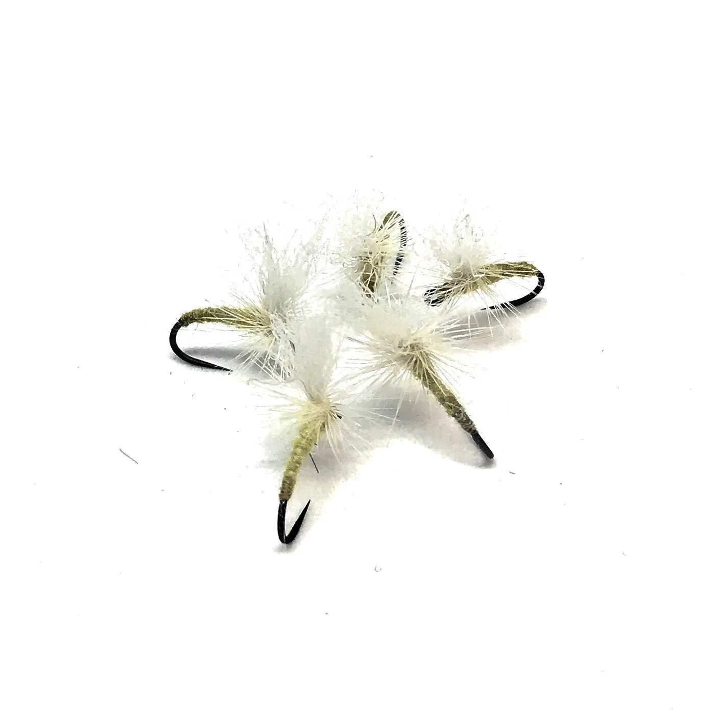Yellow Hammer Dry Fly Parachute secche amo 14-20, 3 artificiali pesca mosca