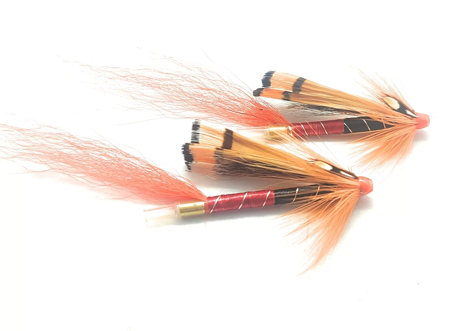 Ally's Shrimp Brass Tube Fly salmon fly fishing 5-9 cm