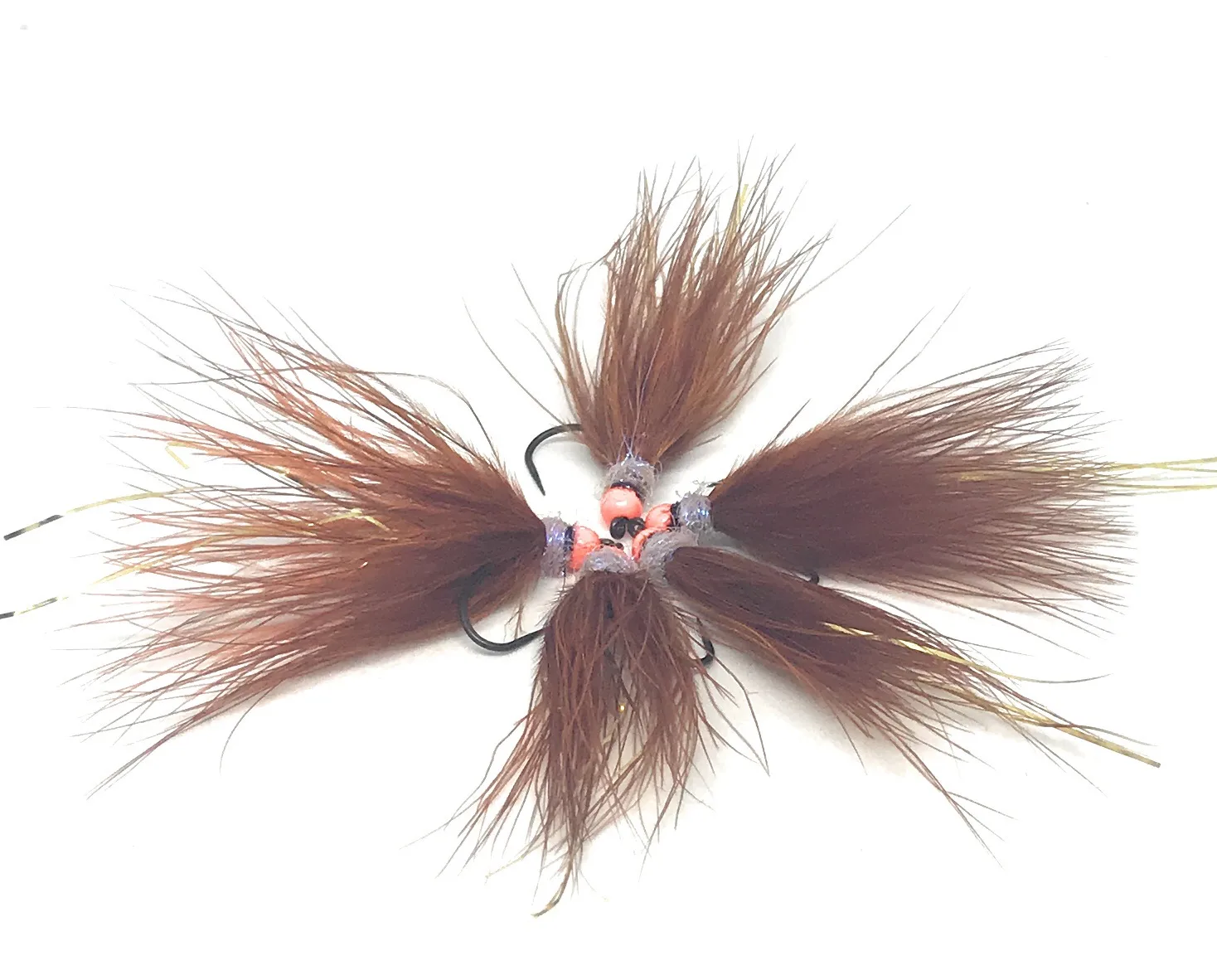 Attractor Brown & Pearl Streamer streamer pesca mosca lago ami 8-10-12