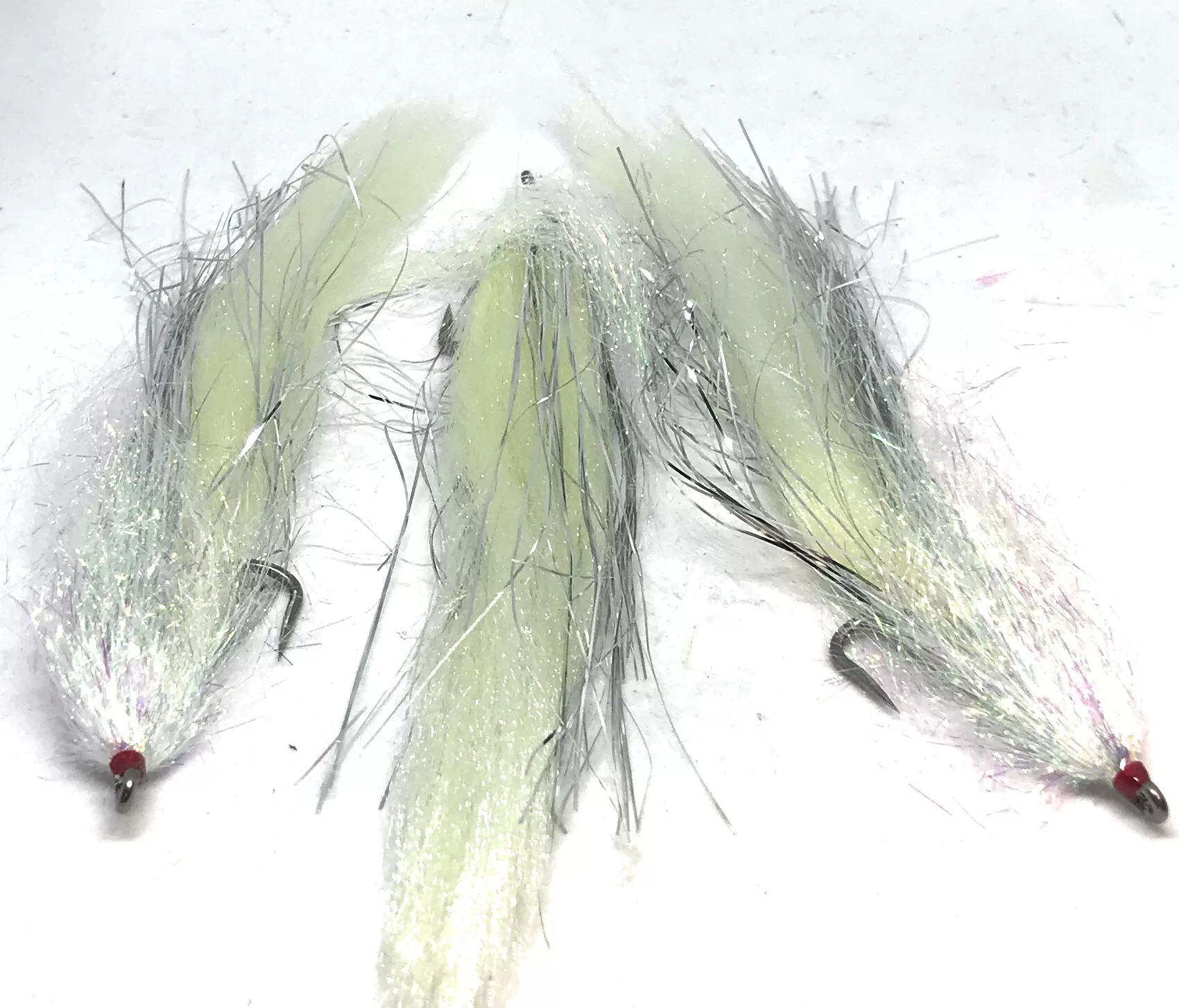 Pike Mint & Silver pike fly, 12-18 cm, realistic bait for fly fishing