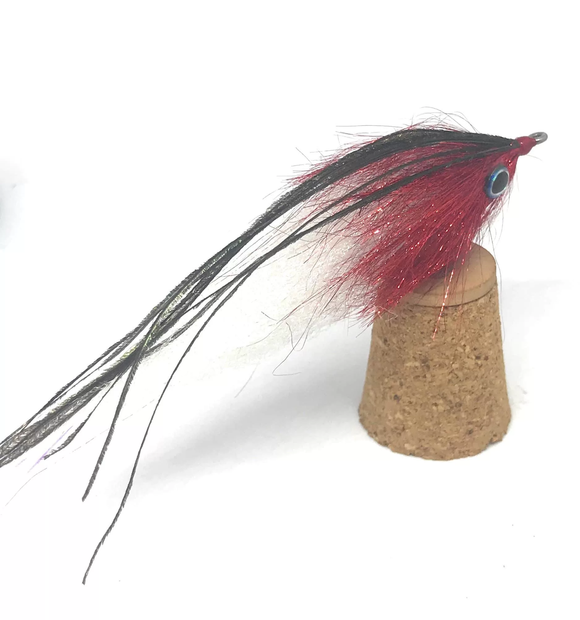 Pike White & Red mosca artificiale luccio bianca rossa 12-18 cm