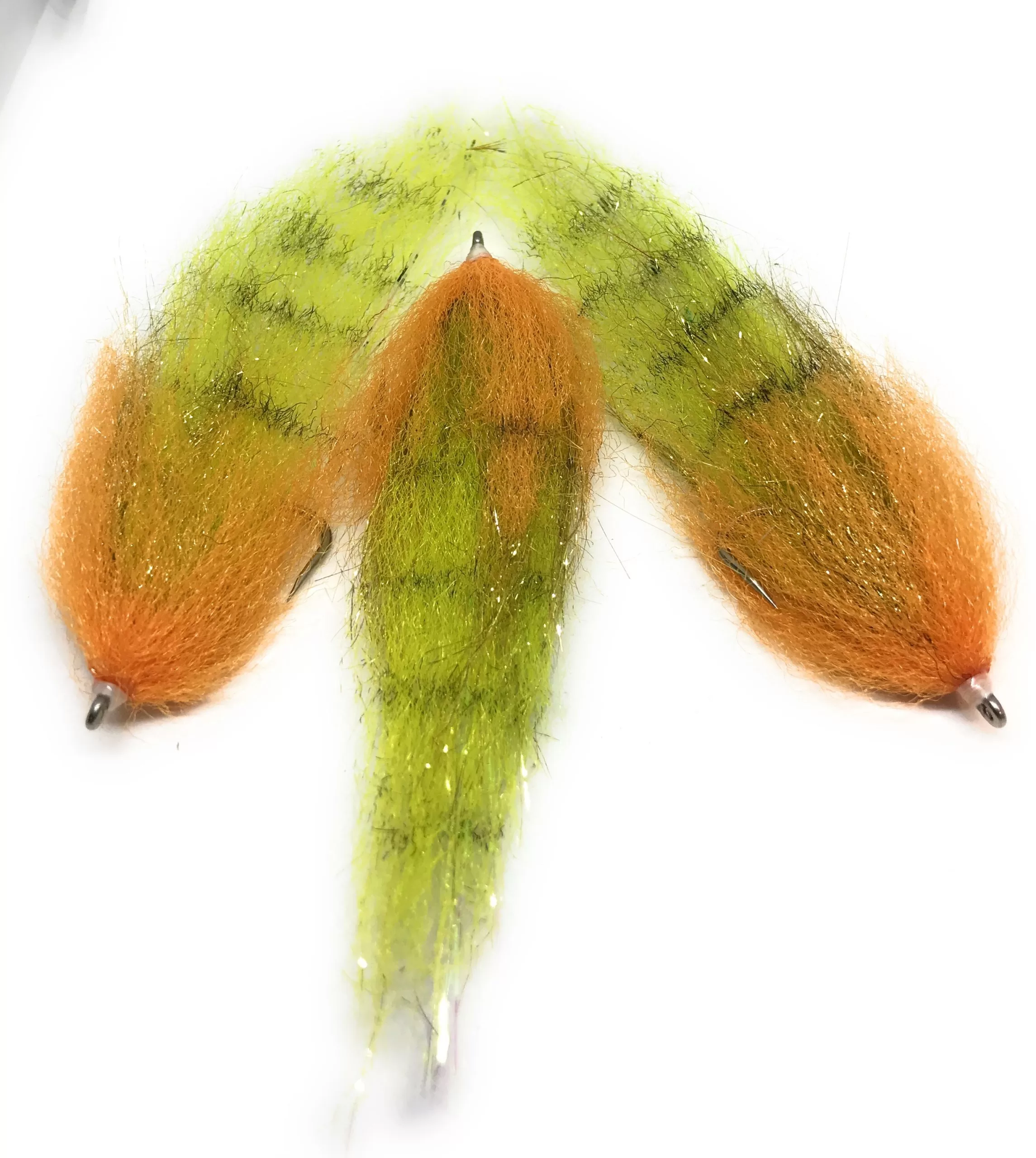 Pike Yellow Perch mosca artificiale giallo per luccio, 12-18 cm