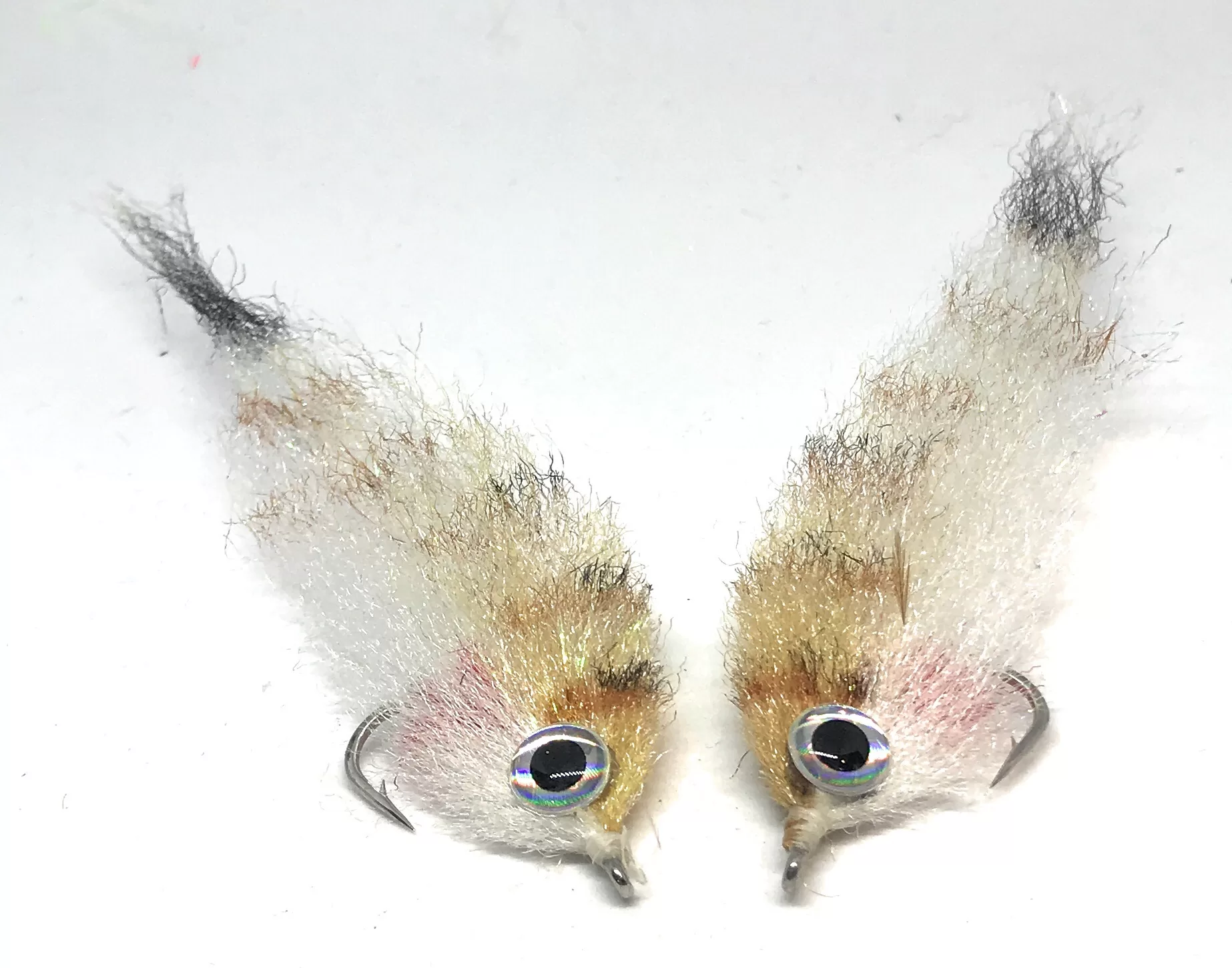 Tan Minnow Barred mosca artificiale saltwater amo 1/0 2 2/0 pesca a mosca mare