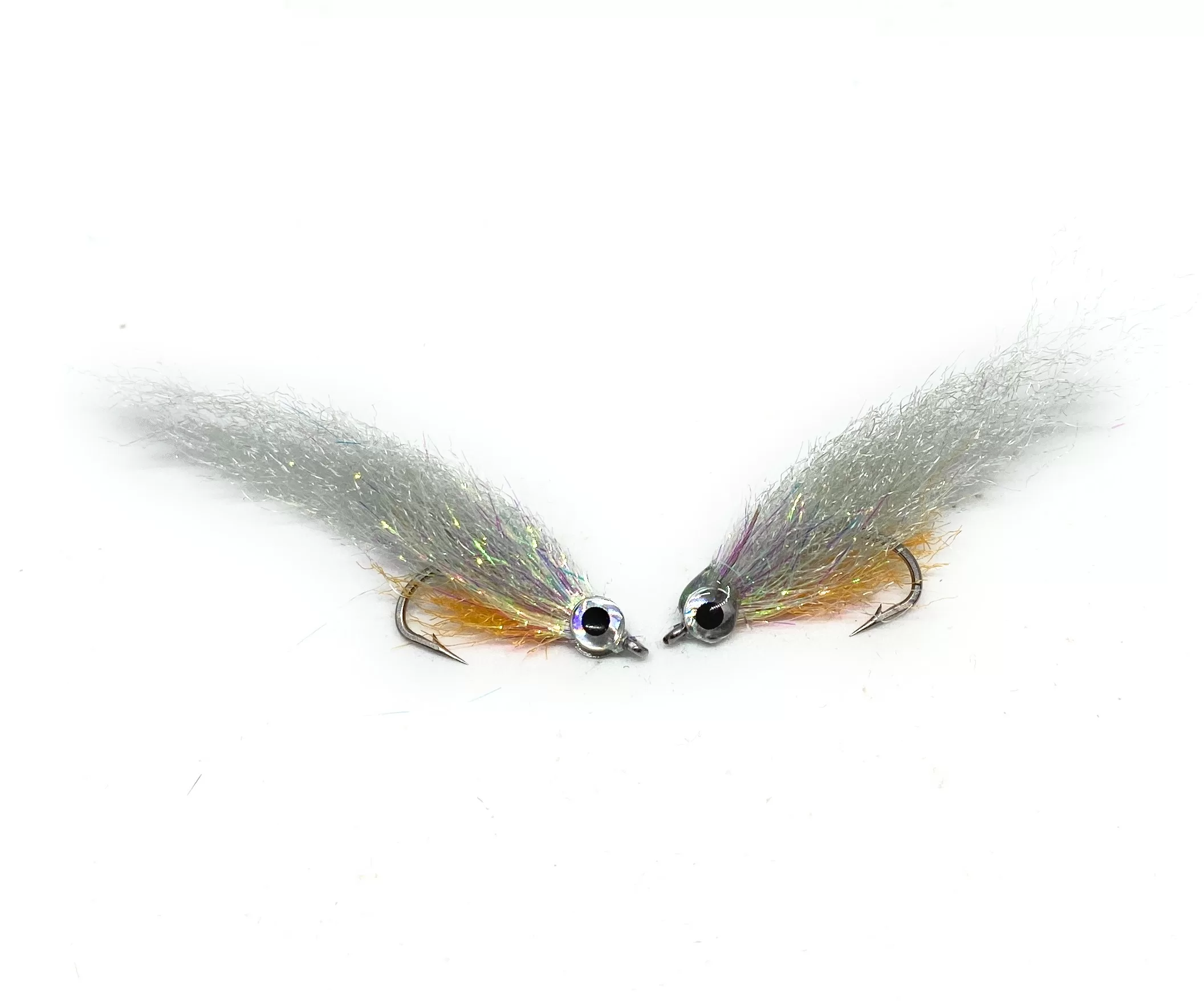 Micro Minnow Grey Saltwater Fly amo 6 8 mosche artificiali pesca mare