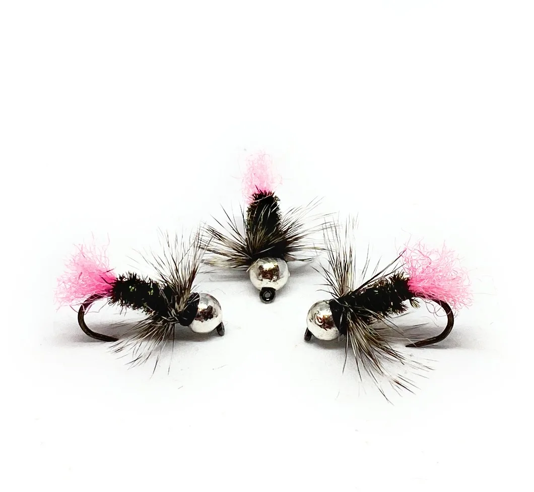 Pink Tag Nymph ninfa artificiale pesca a mosca ami 10 12 14 16