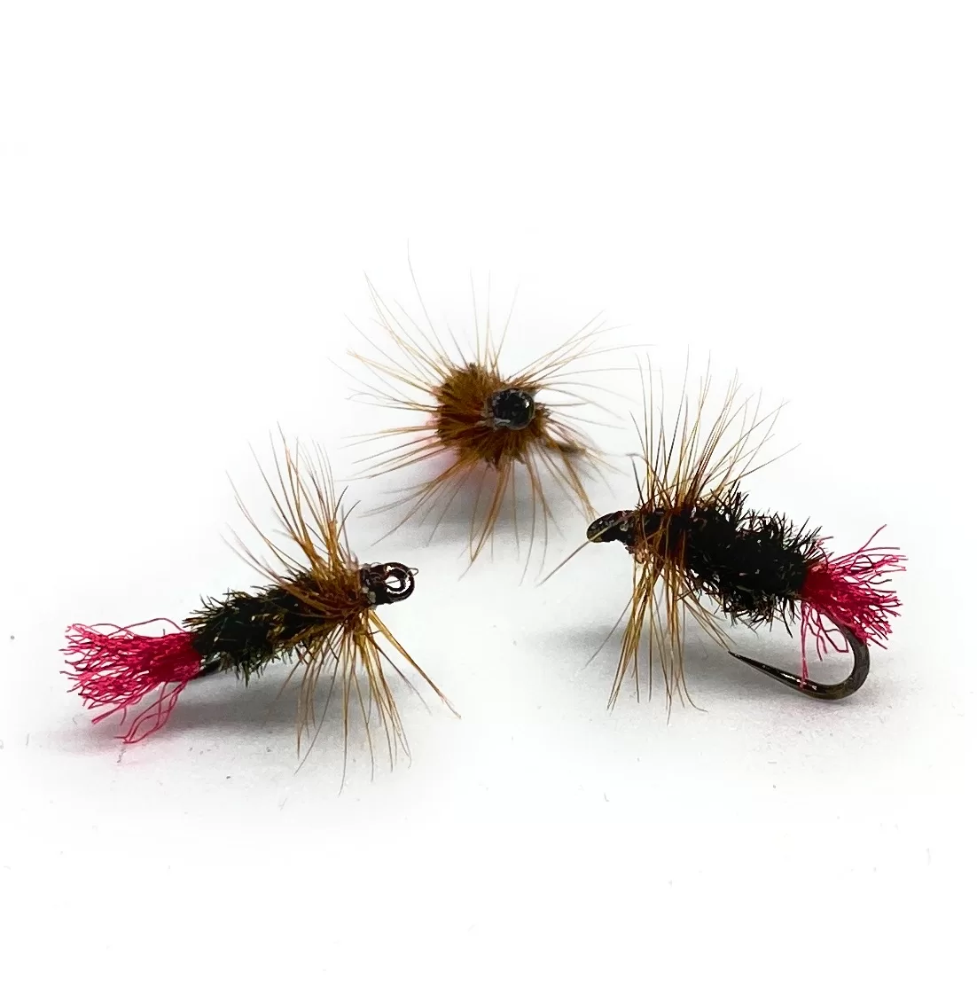 Red Tag Dry Fly 3 dry flies hooks 16 18 20 fly fishing