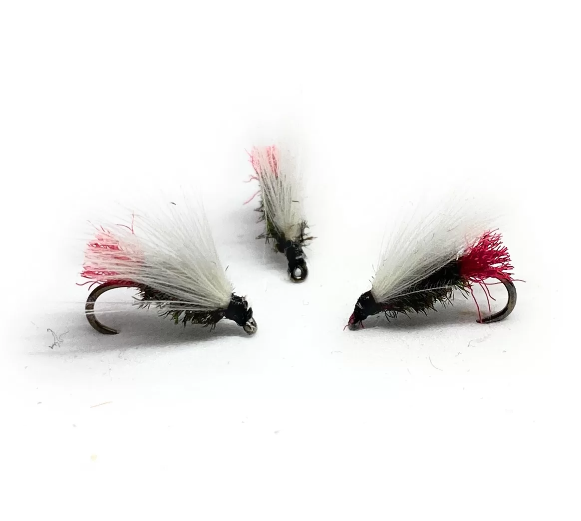 Red Tag White CDC Dry Fly, mosca artificiale secca con amo 16-20