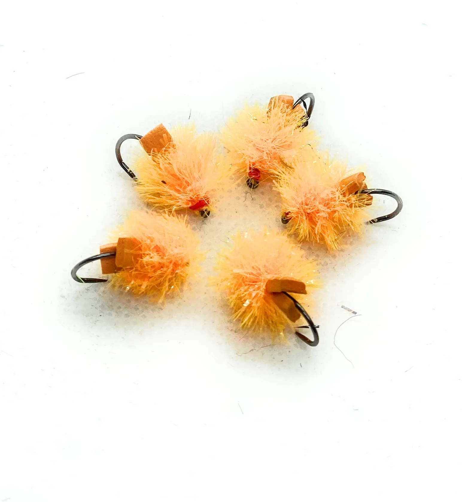 FAB Blob Orange mosca artificiale pesca lago ami 8 10 12
