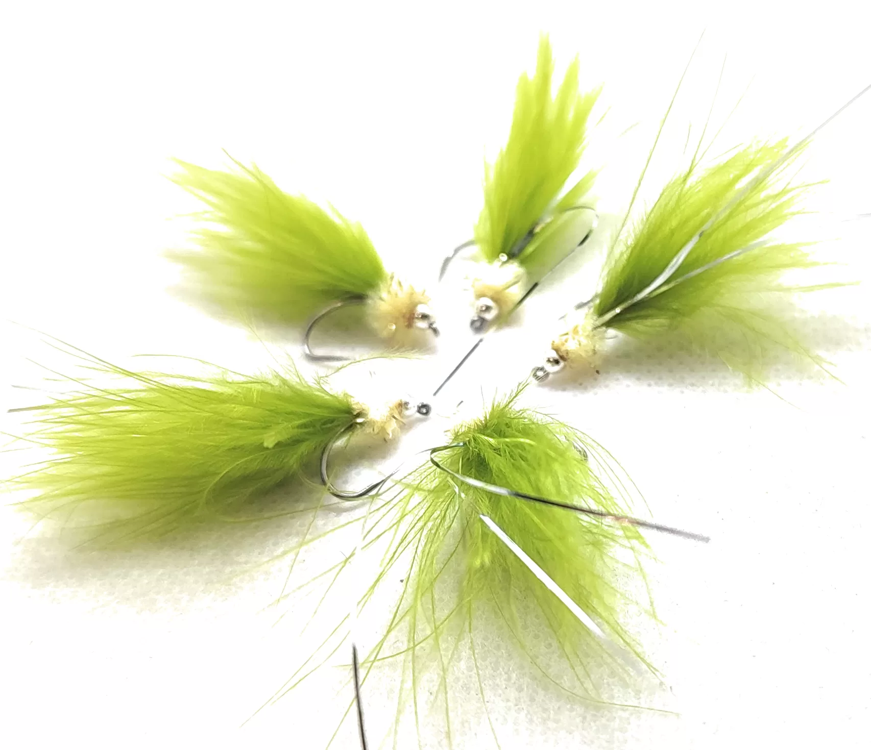 Streamer de Lac Olive/Yellow hameçon 8-12 mouches pêche à la mouche