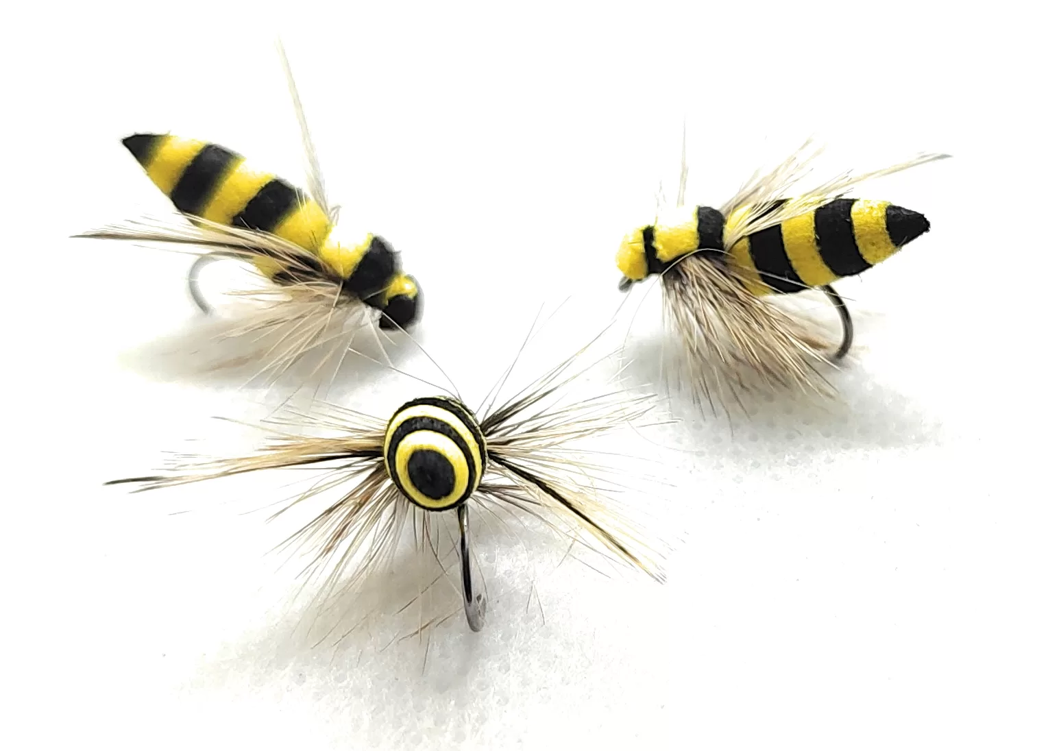 Foam Bee Terrestrial secche amo 10-8 mosche artificiali pesca mosca