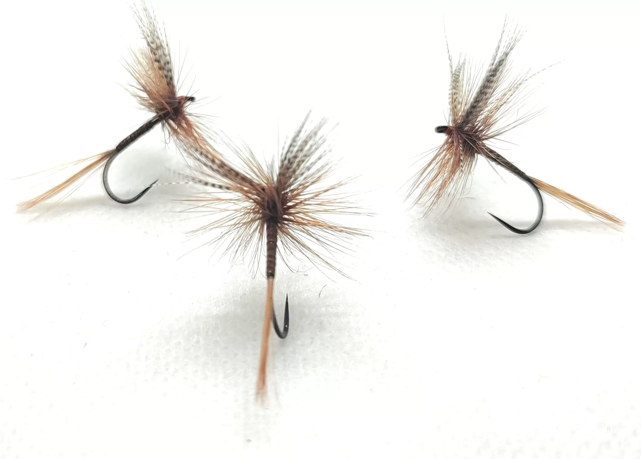 Red Spinner Brown Dry Fly secas clásicas anzuelos 10-16 pesca con mosca