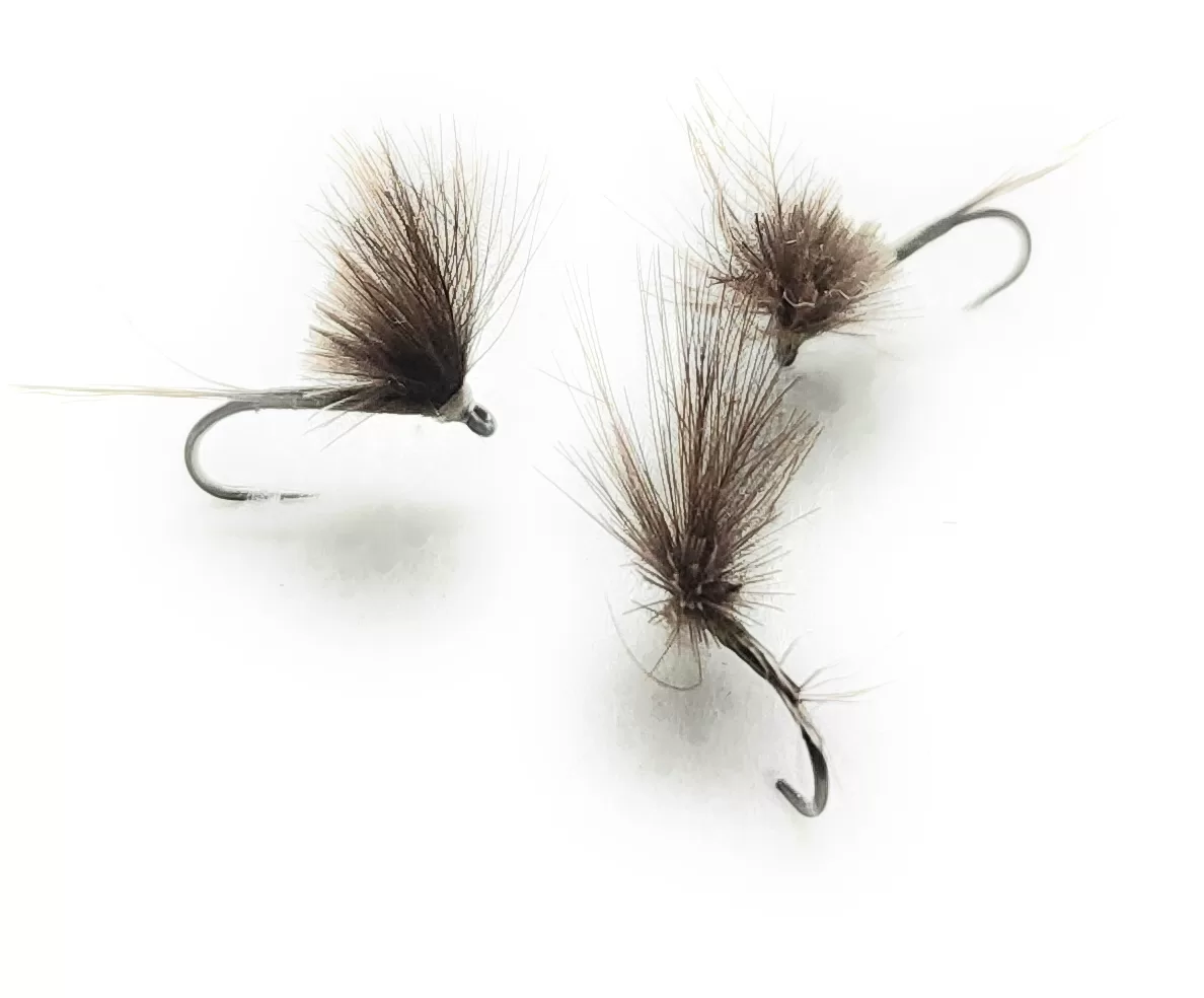 Upright Wing CDC Dry Fly secche 3 pezzi ami 12-18 pesca a mosca