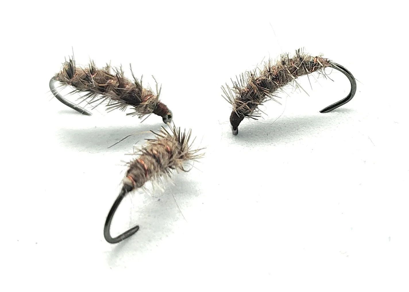 Phriganea Larvae Hare's Ear ninfa tricottero amo 10-8 pesca mosca