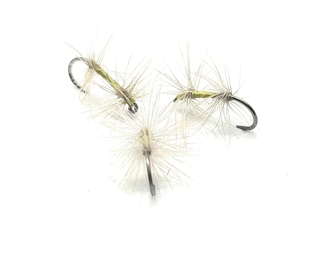 Traditional Diabolò Olive Dry Fly classic dry flies hooks 8-20 fly fishing