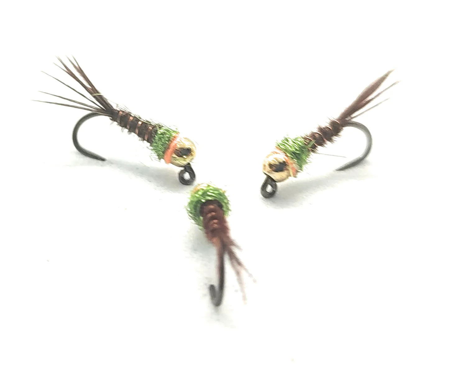 Pheasant Tail Orange Spot Jig Nymph ninfe pesca a mosca ami 10-16