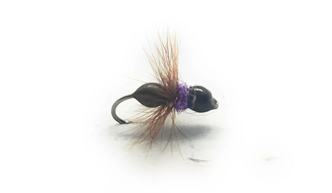 Simple Ant Black & Brown Dry Fly secche terrestrial, confezione 3 artificiali ami 12-18