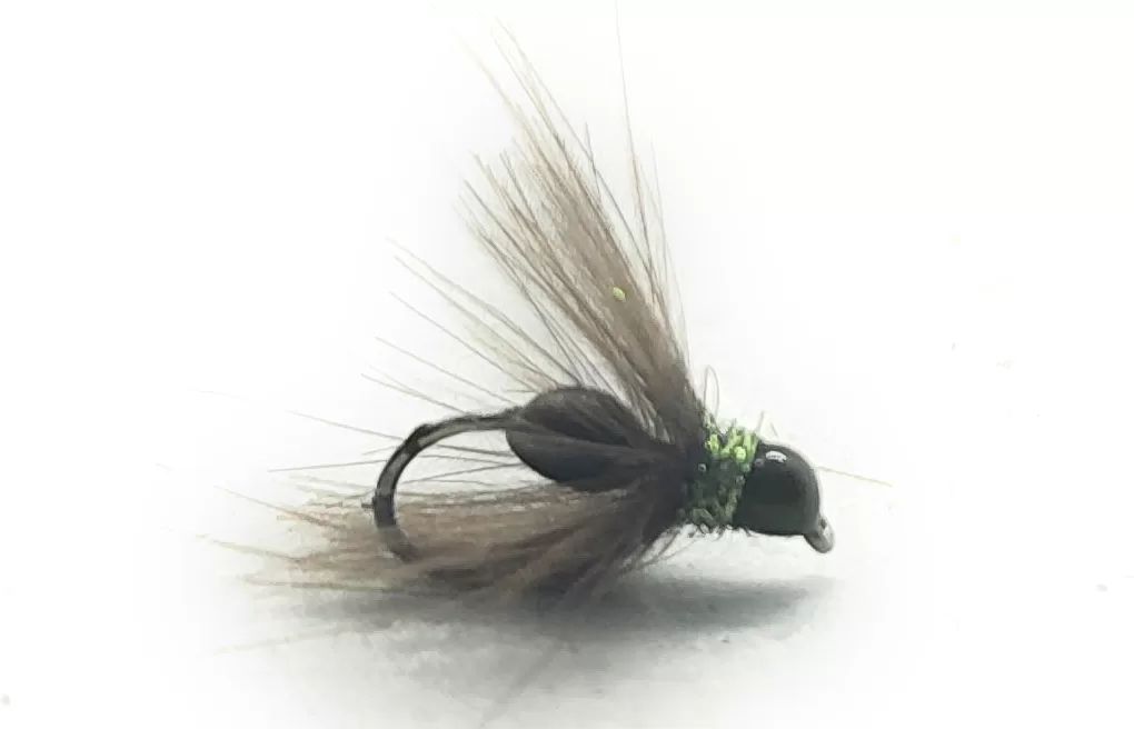 Simple Ant Black & CDC Dry Fly dry flies, set of 3 flies hooks 12-18