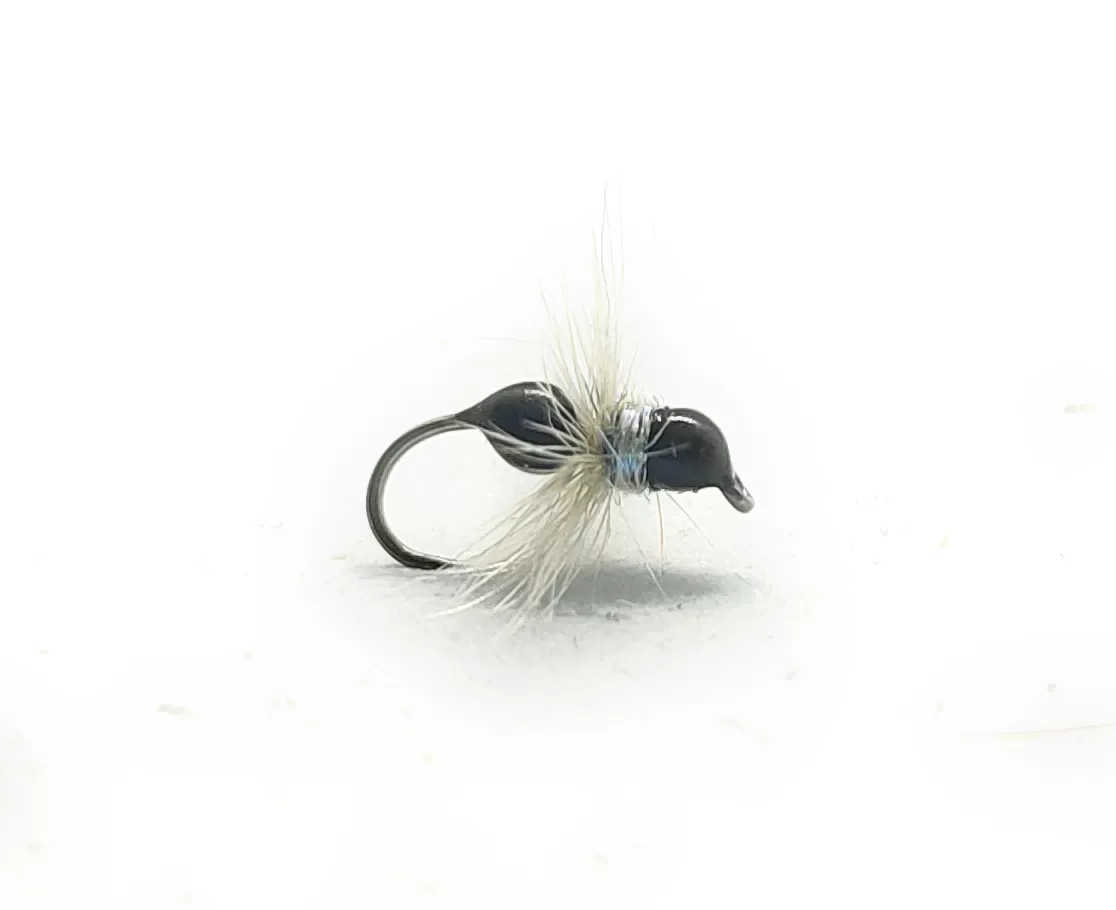 Simple Ant Black & White Dry Fly secche terrestrial amo 12-18 pesca mosca