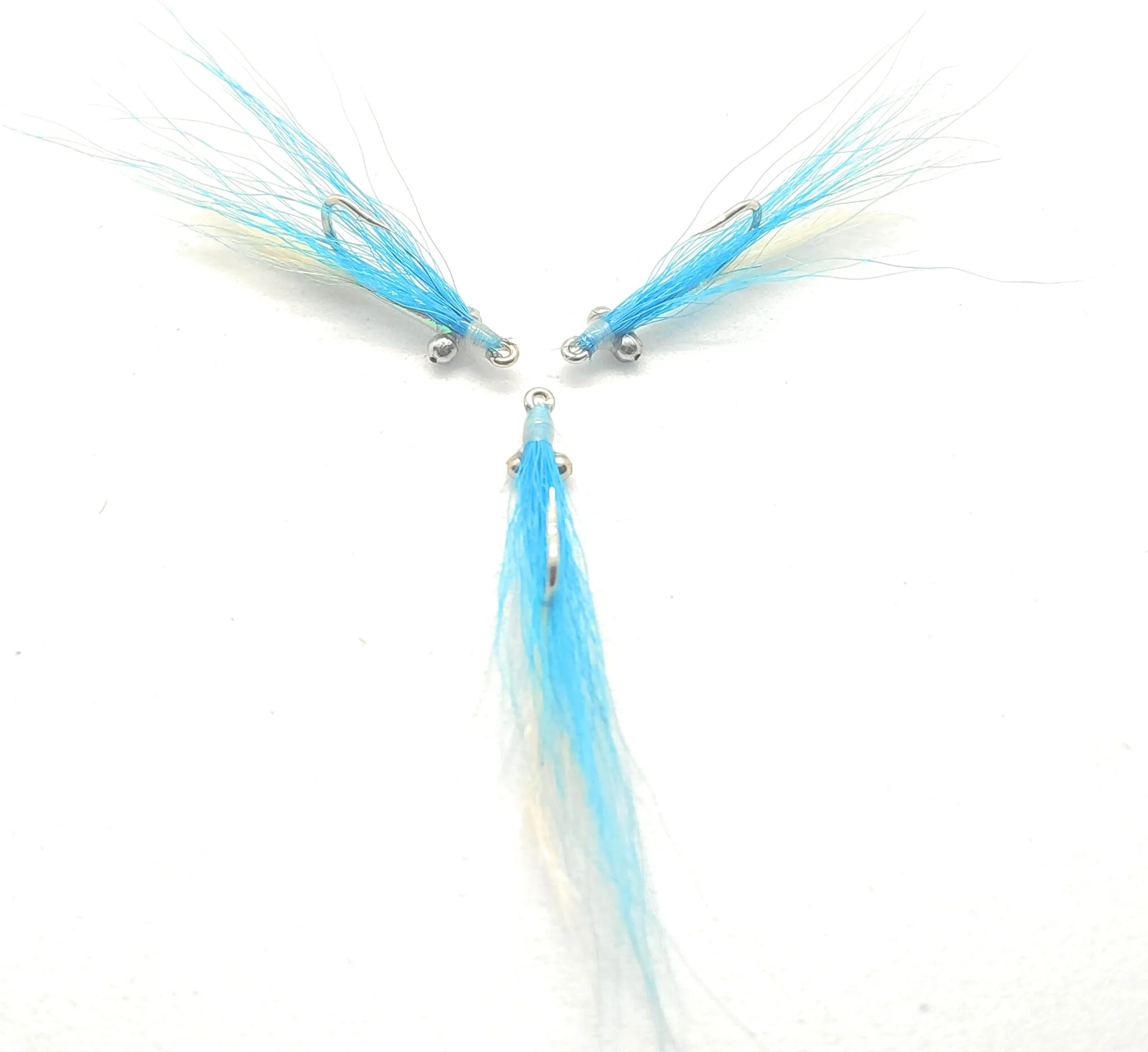 Blue Clouser Minnow mosca artificiale saltwater pesca mare, ami #2 #4 #6 #8