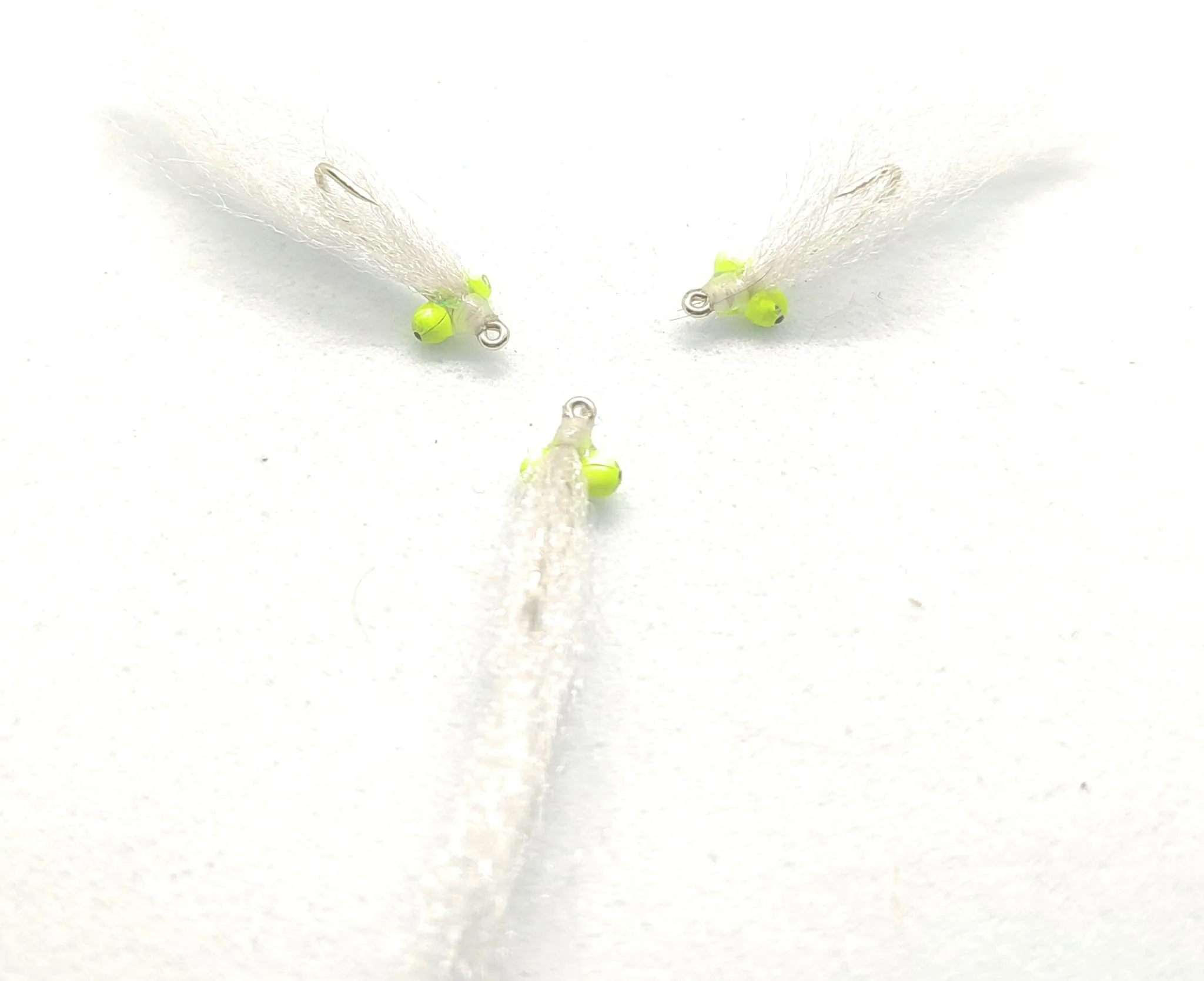 Clouser Minnow Total White artificiale pesca mosca mare amo 2-8