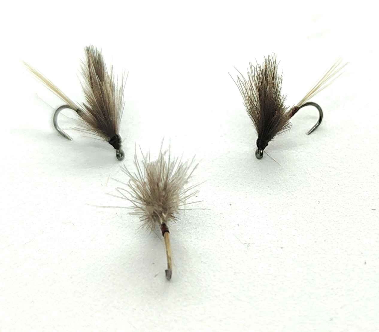 Upright CDC Spinner mouche sèche artificielle hameçons 12 14 16 18 pêche à la mouche