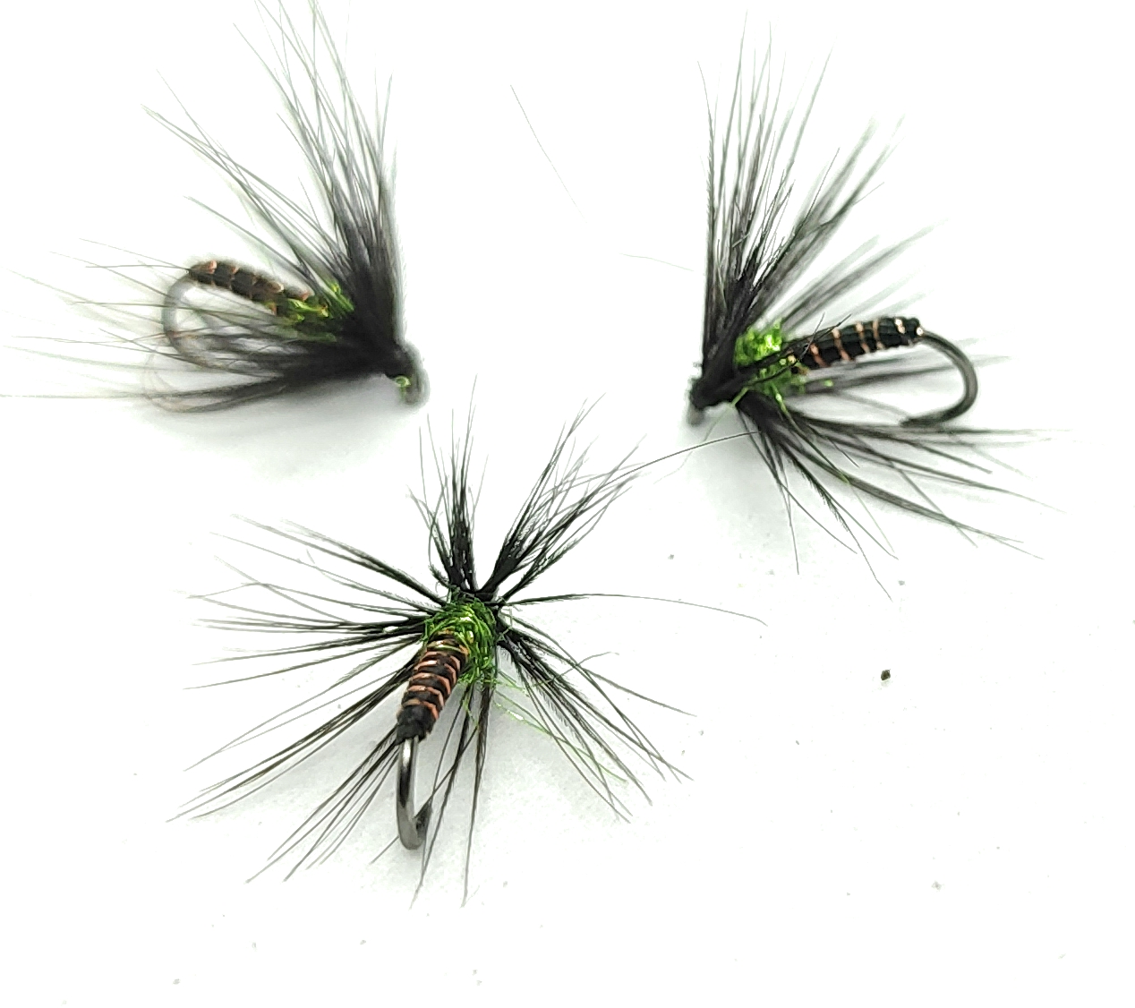 Bibio Marci Irish Wet Fly - Mouches artificielles noyées 3 pièces hook 8-20