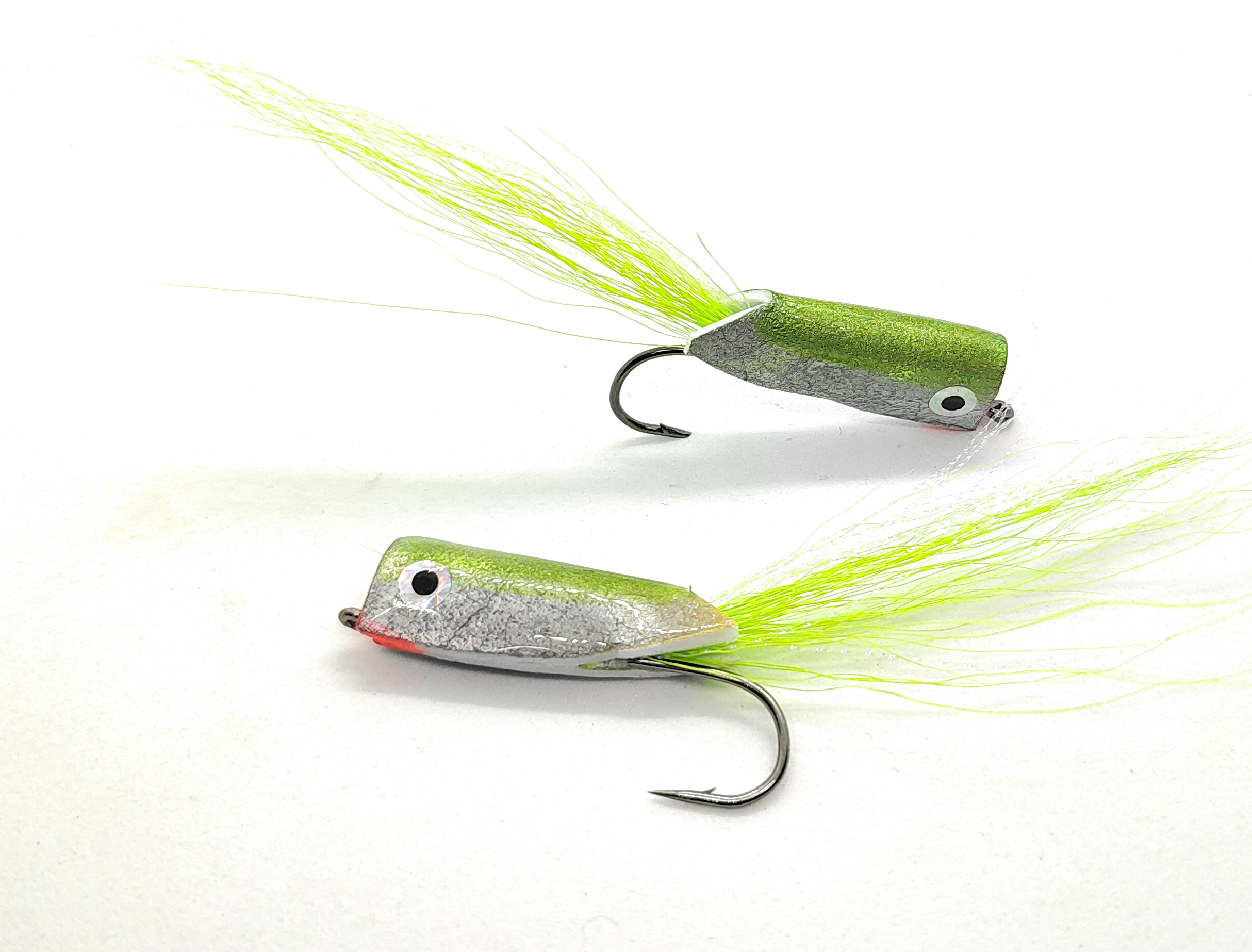 Chartreuse Crease Fly saltwater - amo 1/0 2 2/0 3/0 4 4/0 6