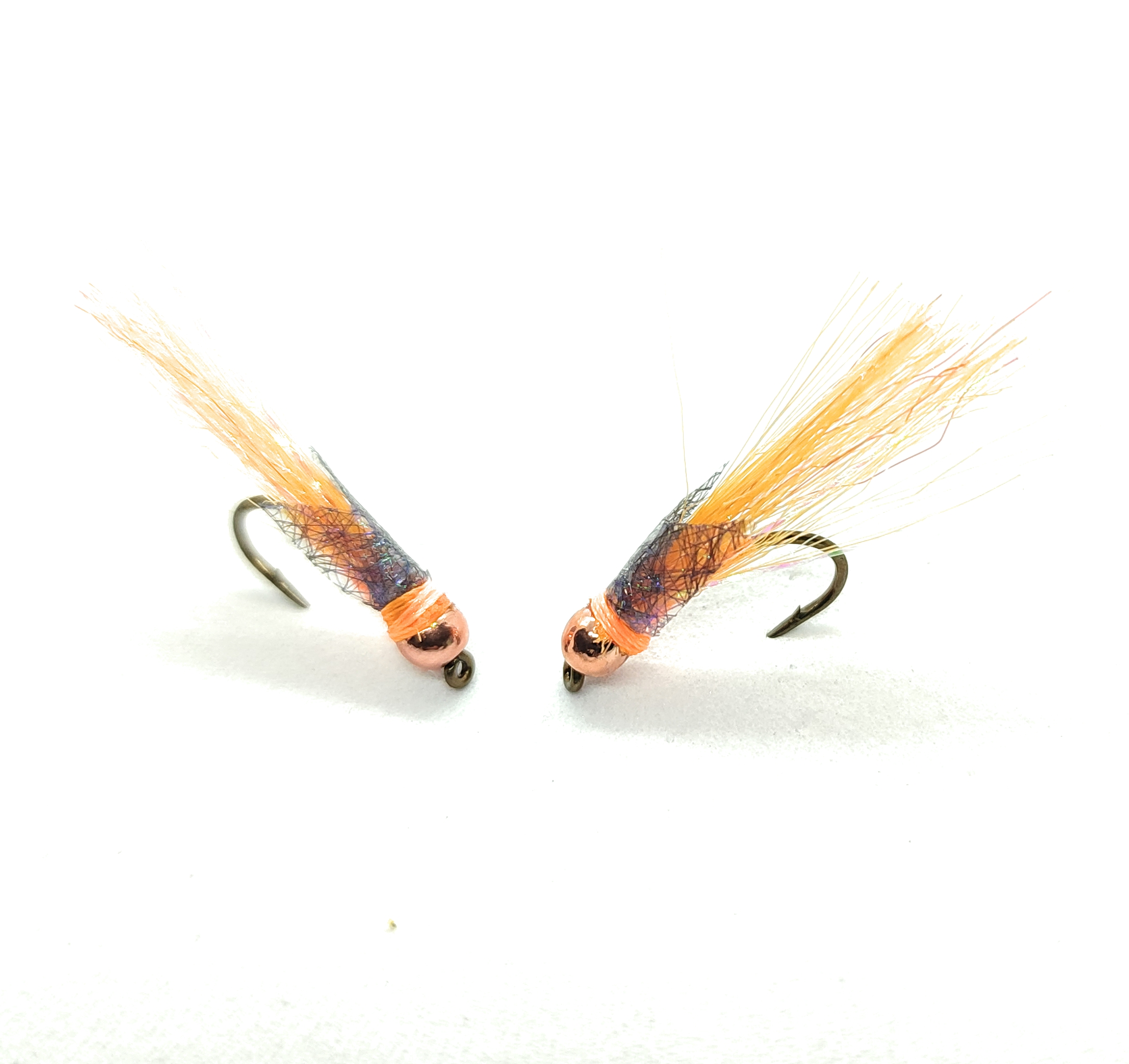 Mosche artificiali Cheppia Orange #10 #8 #6 - Set 3 pezzi