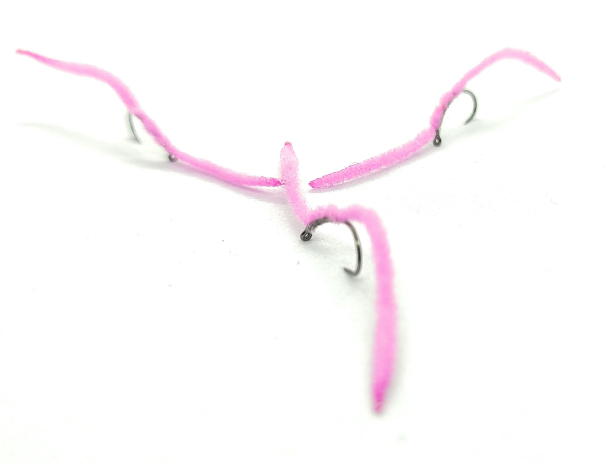 San Juan Worm Micro Pink #12-16 - Mosche Artificiali per Trota